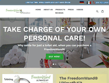 Tablet Screenshot of freedomwand.com